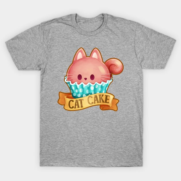 Cupcake Cat T-Shirt by jesga